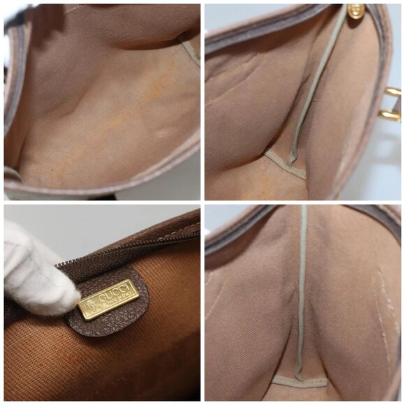 GUCCI GG Supreme Tote Bag PVC Beige Gold 002 39 6130 9411 Auth ep10867 - Picture 15 of 16